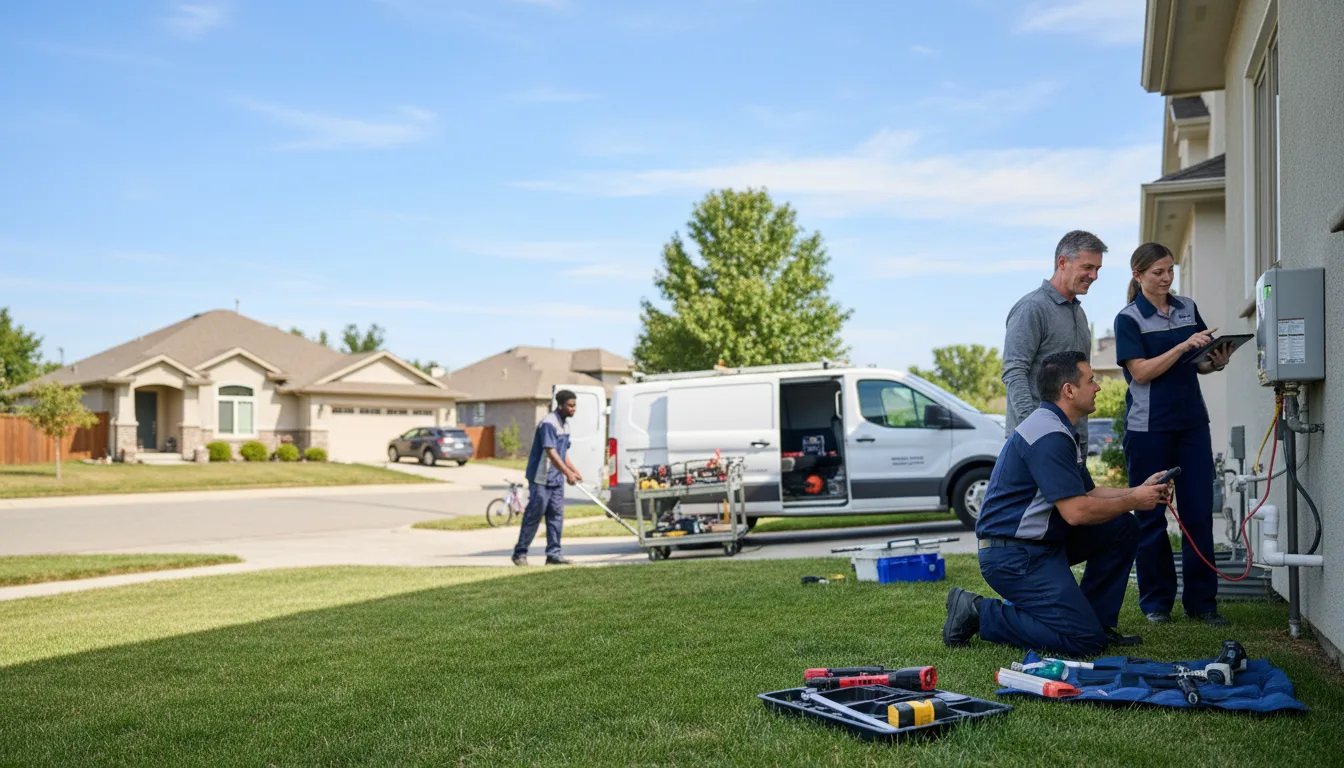 Tankless water heater service in Anthony, KS